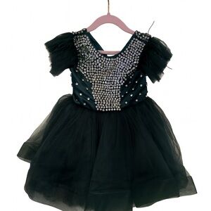 Elegant Black Kids Formal Dress